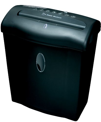 EZ SHRED 6 sheet paper shredder & stapler combo pkg