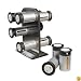 Zevro 12-pc. Magnetic Countertop Spice Rack - Silver