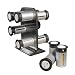 Zevro 12-pc. Magnetic Countertop Spice Rack - Silver