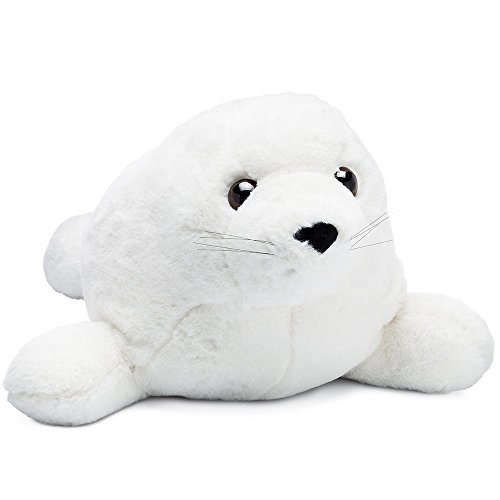 PARI THE SEAL - The World's Softest, Cutest, Cuddliest Plush Baby Harp Seal Toy (Large 24