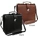 Satchel-style Leather Executive Briefcase