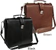 Satchel-style Leather Executive Briefcase