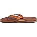 Rainbow Mens Double Layer Classic Leather with Arch Support Sandal - Classic Tan Brown, Medium