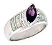 Sterling Silver, Synthetic Opal Inlay Ring, w/ title=