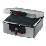 SentrySafe H2300 Fire-Safe Waterproof Chest, 0.36 Cubic Feet , Silver Gray