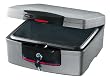 SentrySafe H2300 Fire-Safe Waterproof Chest, 0.36 Cubic Feet , Silver Gray