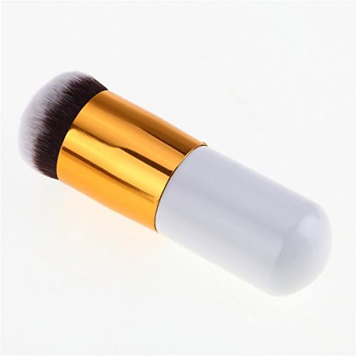 Tiffinys Makeup Brushes - For Perfect Portraits - Round Chubby Pier Foundation Brush - Platinum