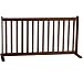 Large Free Standing Pet Gate - Mahogany