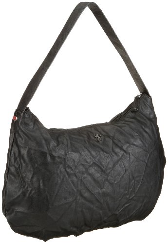 edc by esprit Xuwen X48001, Damen Henkeltasche, schwarz, (black 1), 30X43