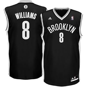 Adidas Brooklyn Nets Deron Williams Youth Jersey Black (Youth Large Size 14-16)