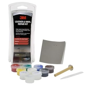 3M Leather & Vinyl Repair Kit. Fix Tears, Burns & Cuts w/ Color Match. 08579
