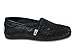 Toms - Womens Classic Glitter Canvas Slipon Shoes in Black, Size: 9.5B(M) US Womens, Color: Black