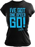 CHARLIE SHEEN SHIRTS FOR GIRLS - CHARLIE SHEEN T-SHIRTS - IVE GOT ONE SPEED GO TEE FOR GIRLS - OFFICIAL WITH AUTOGRAPH!