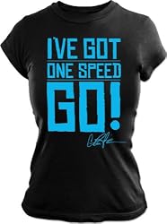 CHARLIE SHEEN SHIRTS FOR GIRLS - CHARLIE SHEEN T-SHIRTS - IVE GOT ONE SPEED GO TEE FOR GIRLS - OFFICIAL WITH AUTOGRAPH!