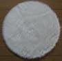 Flokati Faux Fur Rugs 4' 9 Round (WHITE)