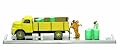 THE ADVENTURES OF TINTIN TRANSPORTS COLLECTIBLE SERIES: THE ATOMIC RESEARCH CENTRE TRUCK FROM DESTINATION MOON