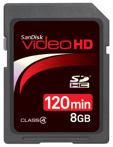 SanDisk SDSDHV-008G-A15 8GB Video HD SDHC