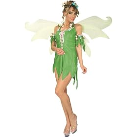 Women's Medium Green Fairy Secret Wishes Costume - PF32