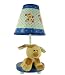 Dolly Plush Puppy Blue Childrens Table Lamp