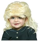 Blonde Mullet Wiggie Baby Wig for Halloween Costume