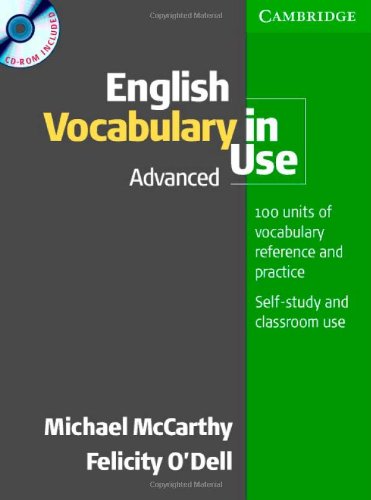 Cover image : English Vocabulary in Use Advanced with Answers and CD-ROM (Face2face S)