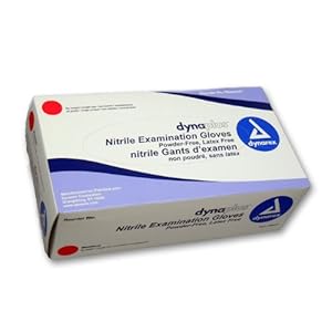 Dynarex DynaPlus Economy Nitrile Gloves, Medium, Case/2000 (10 Boxes of 200)