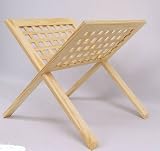 X Frame Wooden Magazine Rack