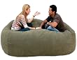 7-feet Xx-large Olive Cozy Sac Foof Bean Bag Chair Love Seat