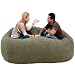 7-feet Xx-large Olive Cozy Sac Foof Bean Bag Chair Love Seat