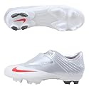 Nike Mercurial Steam V FG Silver Mens Soccer Shoes - 354549-061