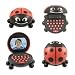 Magnetic Ladybug Deskmate Calculator & Sharpener