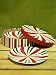 BIA CORDON BLEW Porcelain Candy Cane Designer Plates set of 4