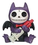 Flappy Vampire Bat Furry Bones Statue Figurine Display