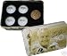 ARNOLD PALMER RARE MASTERS 50TH GOLF BALLS-COIN SET NEW