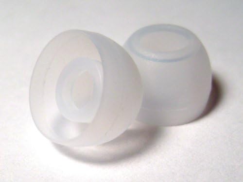 3 Pair Clear Medium Replacement Silicone Ear Tips for Thinksound 9mm in-Ear Earphones Headphones