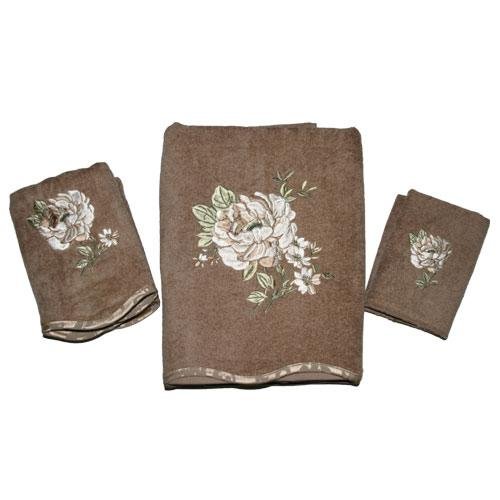 Avanti Linens Romance Embroidered Floral Bath Towel Set