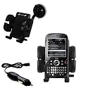 PalmOne Palm Treo Pro Flexible Auto Windshield Holder with Car Charger - Uses Gomadic TipExchange