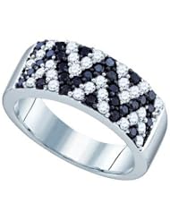 1.04CTW BLACK DIAMOND FASHION BAND