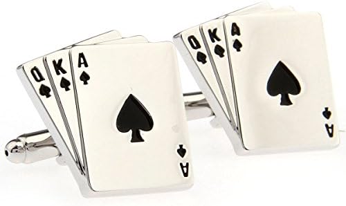 Dev Love Cufflinks Lucky silver style cufflinks 170690 shipping+gift box