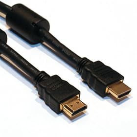 Geftix Premium 24K Gold Plated Professional Black Series HDMI to HDMI Cable - 1.3 Compliant 1080P Compatible - 2 metre - For use with LCD & Plasma HD Ready TVs, Playstation 3 (PS3), Xbox 360, BluRay Player, Sky HD, Virgin V+