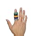 (Price/10 Pcs) GOGO Premium Man's Silicone Wedding Rings - 9 mm Wide(3 mm Thick) Flexible Wedding Bands - Great for Sports or Outdoors