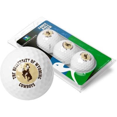 Wyoming Cowboys Uw Ncaa Golf Ball Pack