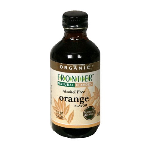 Frontier Organic Orange Baking Flavor, 2-Ounce Bottle (Pack of 7) by Frontier