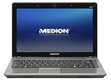 Medion Akoya E3211 33,8 cm (13,3 Zoll) Notebook (Intel Celeron ULV 723 1.2GHz, 4GB RAM, 500GB HDD, Intel GMA 4500M, DVD, Win 7 HP)