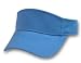 Blank Sky Blue Adjustable Visor