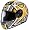 HJC CS-R1 CSR1 DAGGAR MC-3 SIZE:MED MOTORCYCLE Full-Face-Helmet