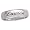 Personalized 5mm. Polished Sterling Silver Band with Name Outside- 12