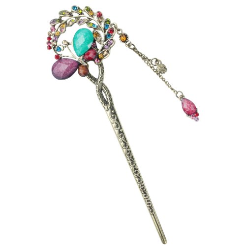 niceeshop(TM) Women Girls Retro Tassels Alloy Hair Pin Hair Stick