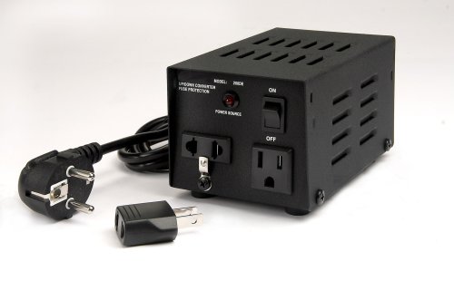 200 WATTS CONTINUOUS USE 110V-240V STEP UP/DOWN TRANSFORMER FOR WORLDWIDE USE(VT-200). 2 SPARE FUSES AND US ADAPTER INCLUDED.