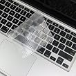 COSMOS Clear Ultra Thin TPU Soft keyboard Cover Skin for Aluminum Unibody Macbook Pro 13 15  17 Macbook White